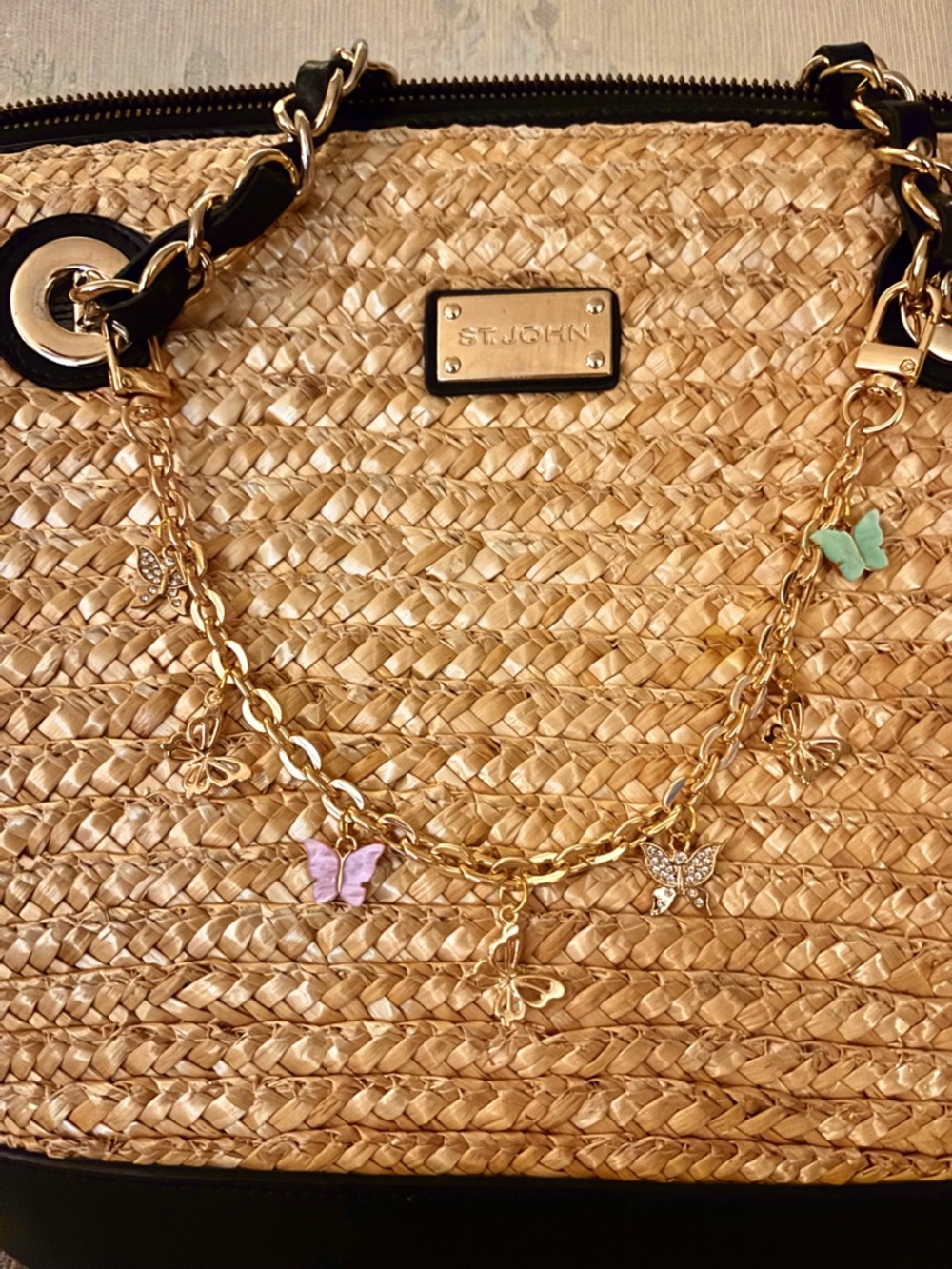 Multicolor Butterflies Bag Charm Accessory
